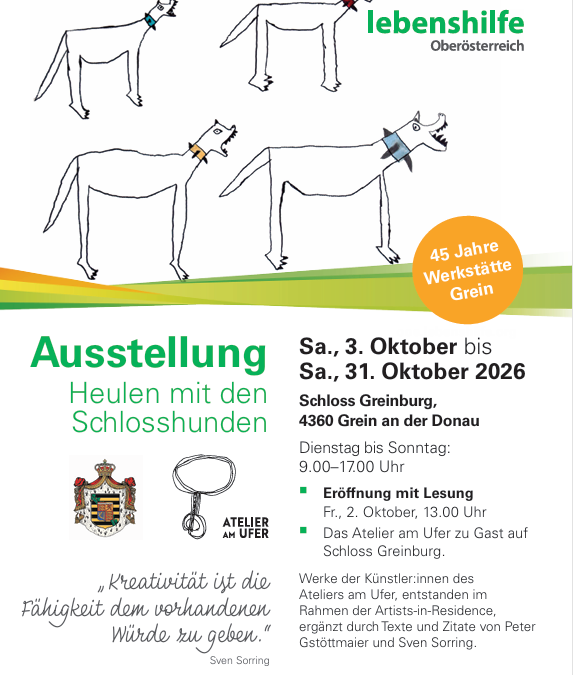 Ausstellung des Alteliers der Lebenshilfe Grein: Oktober 2026
